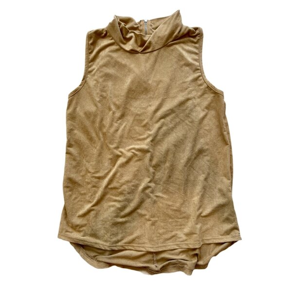 STELLA LUCE Faux Suede Sleeveless Top - Picture 3 of 9